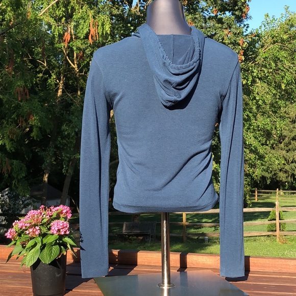 Y2k Oakley hoodie software 90’s M stretch teal - Picture 2 of 9